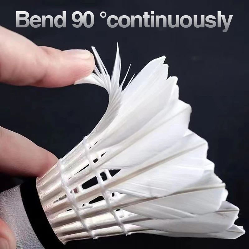 Feather Shuttlecock - Novos bolas de badminton de penas