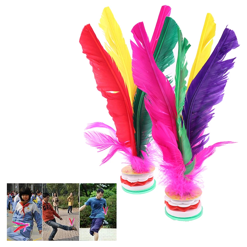 Feather Shuttlecock - 2 unidades de volantes Jianzi para