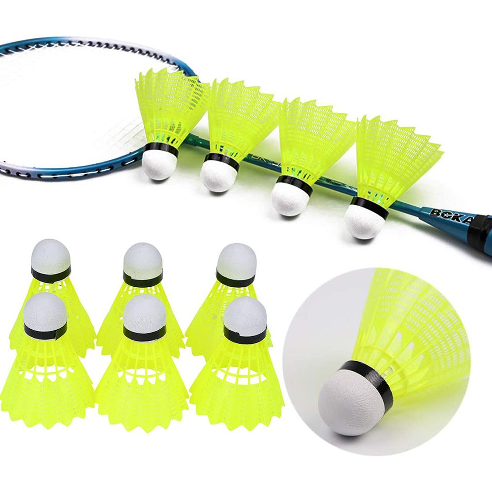 3/6/12 unidades de volantes de - Feather Shuttlecock avaliação e preço