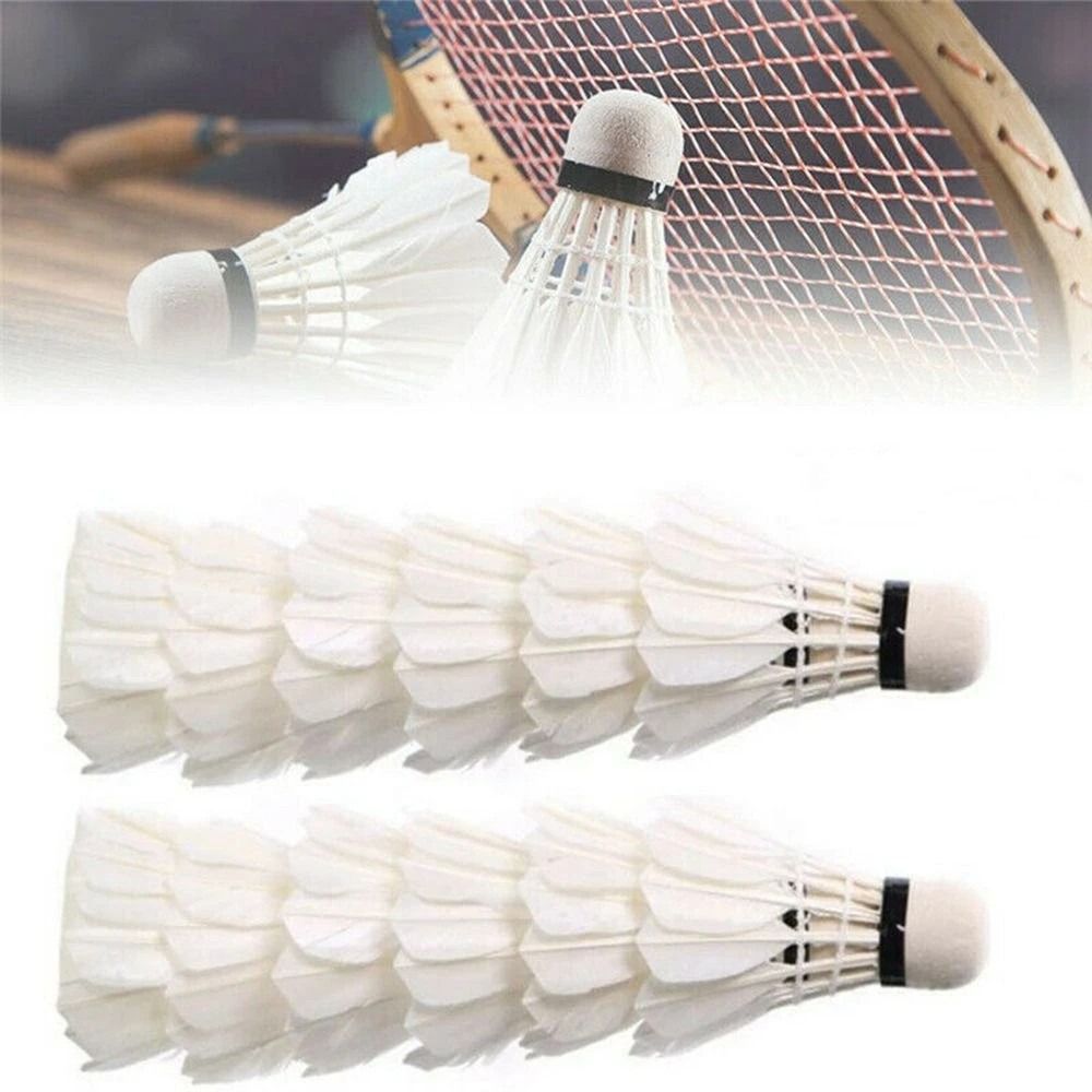 3/6/12 Peças Novas Bolas de Ba - Feather Shuttlecock avaliação e preço