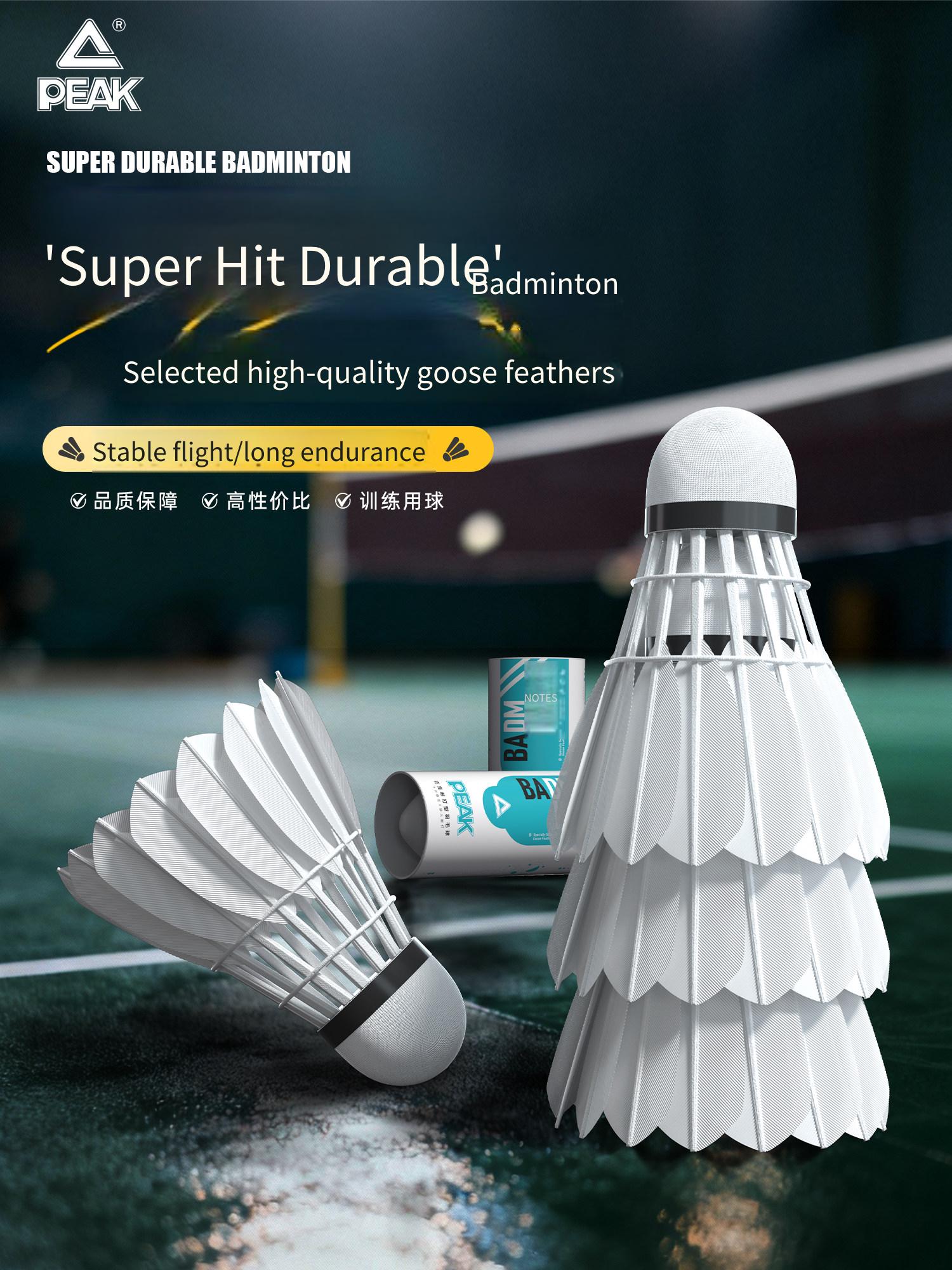 PEAK Badminton Profissional de - Feather Shuttlecock avaliação e preço