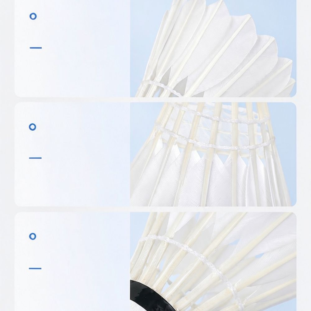 Volante de badminton profissio - Feather Shuttlecock avaliação e preço